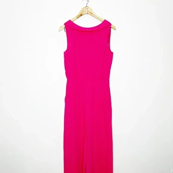 BODEN Clarissa wide leg Jumpsuit Tutti Fruity Pink womens size 6 NWT - Picture 3 of 8